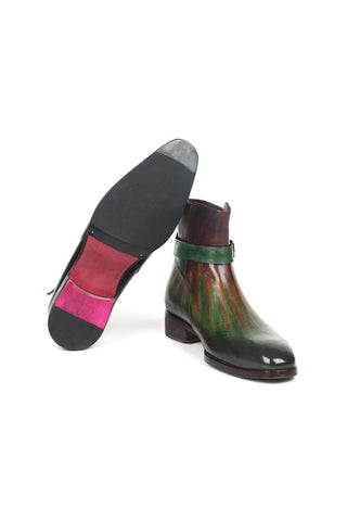 Paul Parkman 955 Patina Calf-Skin Leather Jodhpur Boots (PM6335)-AmbrogioShoes