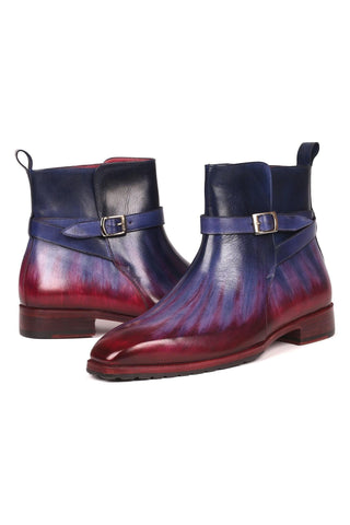 Paul Parkman 955 Patina Calf-Skin Leather Jodhpur Boots (PM6335)-AmbrogioShoes