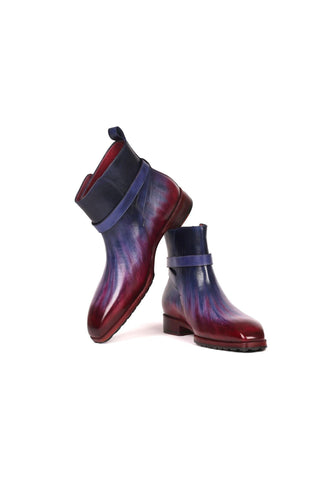 Paul Parkman 955 Patina Calf-Skin Leather Jodhpur Boots (PM6335)-AmbrogioShoes