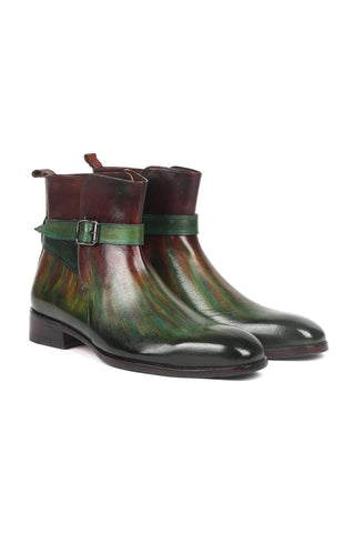 Paul Parkman 955 Patina Calf-Skin Leather Jodhpur Boots (PM6335)-AmbrogioShoes