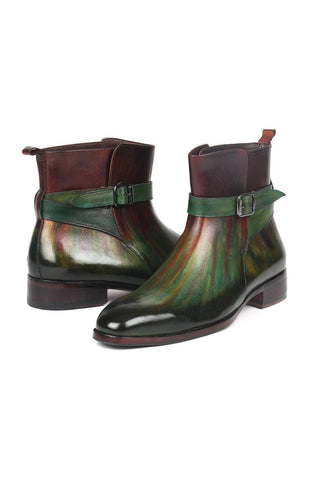 Paul Parkman 955 Patina Calf-Skin Leather Jodhpur Boots (PM6335)-AmbrogioShoes