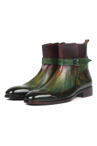 Paul Parkman 955 Patina Calf-Skin Leather Jodhpur Boots (PM6335)-AmbrogioShoes