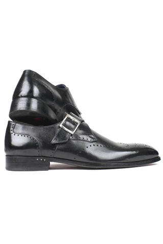 Paul Parkman 98F54 Leather Single Monk-Strap-AmbrogioShoes