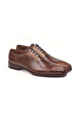 Paul Parkman AG44 Calf-Skin Leather Whole-Cut Oxfords (PM6314)-AmbrogioShoes