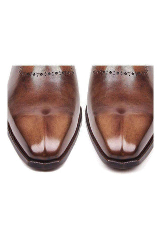 Paul Parkman AG44 Leather Whole-Cut Oxfords (PM6314)-AmbrogioShoes