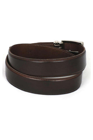 Paul Parkman B01 Men's Calf-Skin Leather Belt (PMB100)-AmbrogioShoes