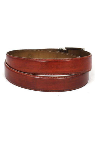 Paul Parkman B01 Men's Calf-Skin Leather Belt (PMB100)-AmbrogioShoes
