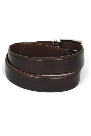 Paul Parkman B01 Men's Leather Belt (PMB100)-AmbrogioShoes