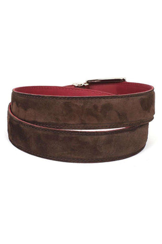 Paul Parkman B06 Men's Suede Belt (PMB602)-AmbrogioShoes
