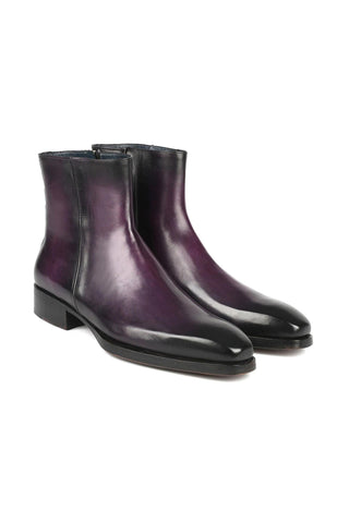 Paul Parkman BT3955 Calf-Skin Leather Zipper Boots (PM6343)-AmbrogioShoes