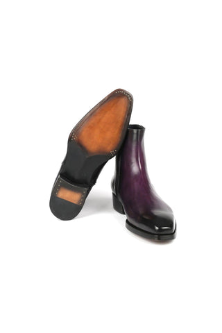Paul Parkman BT3955 Calf-Skin Leather Zipper Boots (PM6343)-AmbrogioShoes