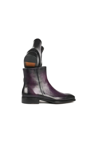 Paul Parkman BT3955 Calf-Skin Leather Zipper Boots (PM6343)-AmbrogioShoes