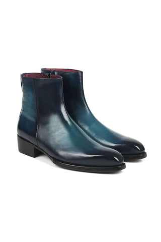Paul Parkman BT3955 Leather Zipper Boots (PM6343)