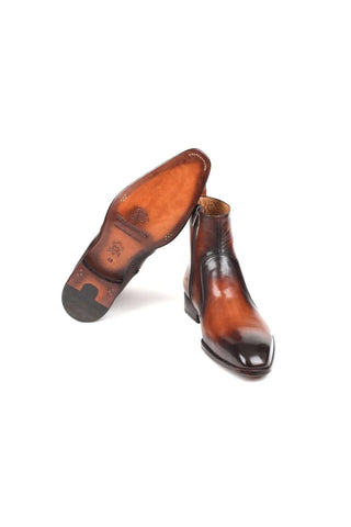 Paul Parkman BT48 Burnished Leather Zipper Boot (PM5601)-AmbrogioShoes