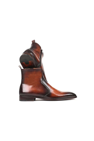 Paul Parkman BT48 Burnished Leather Zipper Boot (PM5601)-AmbrogioShoes