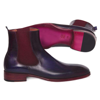 Paul Parkman BT5 Men's Shoes Calf-Skin Leather Chelsea Boots (PM5602)-AmbrogioShoes