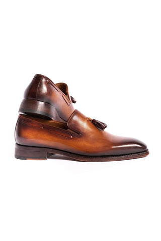 Paul Parkman Brown Calf-skin Leather Goodyear Welted Tassel Loafers 51TS-BRW (PM5918)-AmbrogioShoes