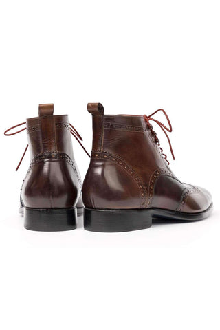 Paul Parkman CH777 Leather Wing-Tip Ankle Boots (PM6140)-AmbrogioShoes