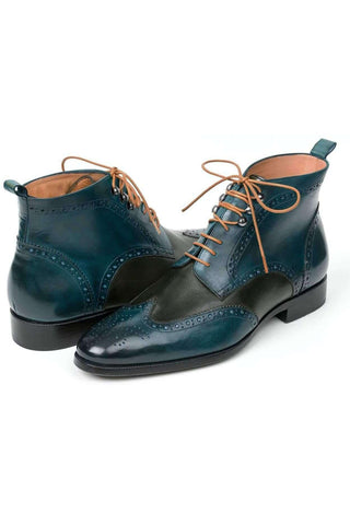 Paul Parkman CH777 Leather Wing-Tip Ankle Boots (PM6140)-AmbrogioShoes