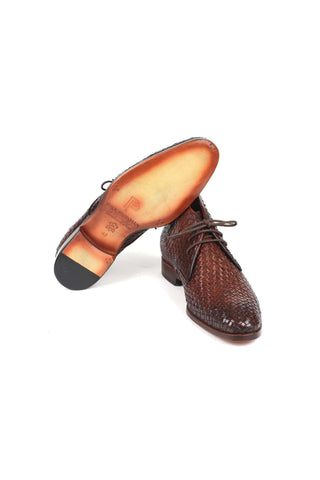 Paul Parkman CK82 Woven Leather Chukka Boot (PM6475)-AmbrogioShoes
