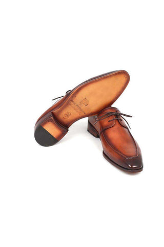 Paul Parkman Calf-Skin Leather Apron Derby (PM6318)-AmbrogioShoes