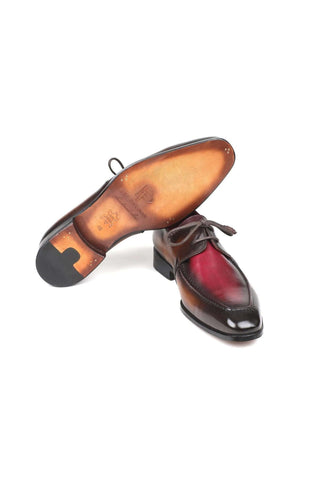 Paul Parkman Calf-Skin Leather Apron Derby (PM6318)-AmbrogioShoes