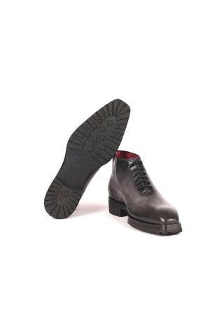 Paul Parkman Calf-Skin Leather Chukka Boots (PM6263)-AmbrogioShoes