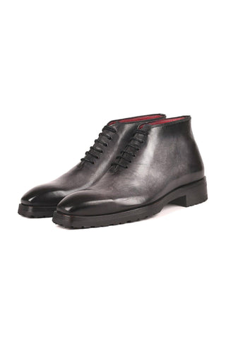 Paul Parkman Calf-Skin Leather Chukka Boots (PM6263)-AmbrogioShoes