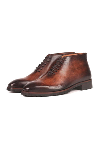 Paul Parkman Calf-Skin Leather Chukka Boots (PM6263)-AmbrogioShoes