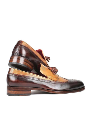 Paul Parkman Calf-Skin Leather Kiltie Tassel Loafers (PM5204)-AmbrogioShoes