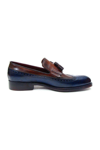Paul Parkman Calf-Skin Leather Kiltie Tassel Loafers (PM5204)-AmbrogioShoes