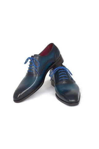 Paul Parkman Calf-Skin Leather Medallion Toe Oxfords (PM6303)-AmbrogioShoes
