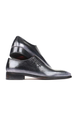Paul Parkman Calf-Skin Leather Side Lace Purple Oxfords (PM5501)-AmbrogioShoes