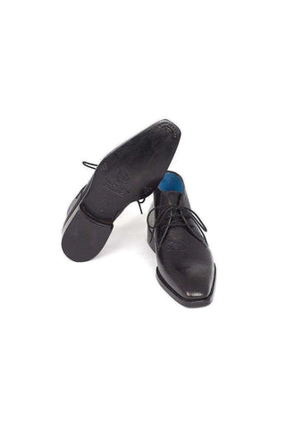Paul Parkman Chukka Boots Black (PM5401)-AmbrogioShoes