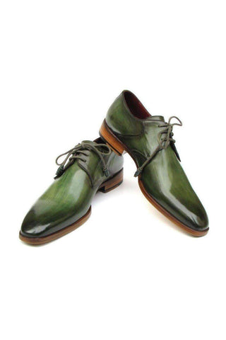 Paul Parkman Derby Green (PM5247)-AmbrogioShoes