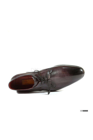 Paul Parkman Derby Hand-Painted Anthracite Black (PM1026)-AmbrogioShoes