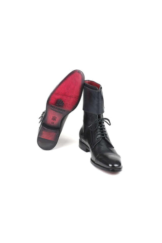 Paul Parkman F55 Calf-Skin Leather High Double-Monk Derby Boot (PM5868)-AmbrogioShoes