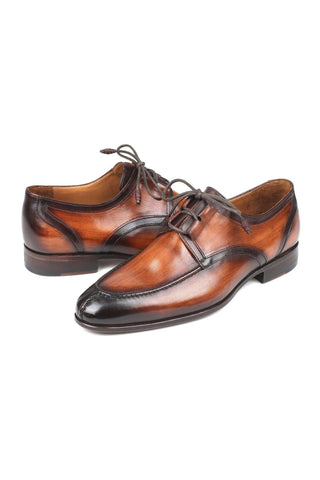 Paul Parkman GU56 Calf-Skin Leather Ghillie Lacing Derby (PM6361)-AmbrogioShoes