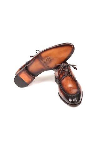 Paul Parkman GU56 Calf-Skin Leather Ghillie Lacing Derby (PM6361)-AmbrogioShoes