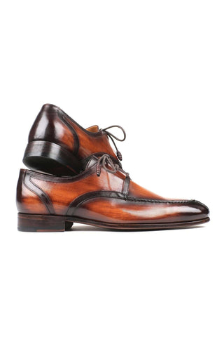 Paul Parkman GU56 Calf-Skin Leather Ghillie Lacing Derby (PM6361)-AmbrogioShoes
