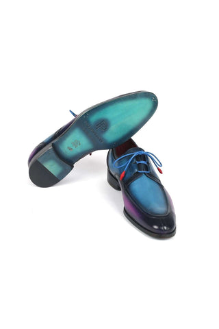 Paul Parkman GU56 Leather Ghillie Lacing Derby (PM6361)-AmbrogioShoes