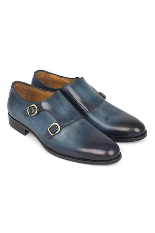 Paul Parkman HT54 Calf-Skin Leather Double Monkstrap (PM5410)-AmbrogioShoes