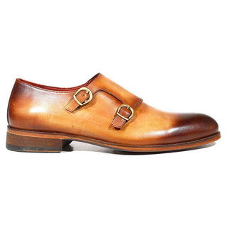 Paul Parkman HT54 Men's Shoes Calf-Skin Leather Double Monkstrap (PM5410)-AmbrogioShoes