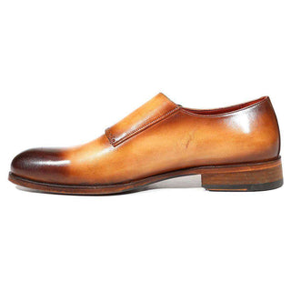Paul Parkman HT54 Men's Shoes Calf-Skin Leather Double Monkstrap (PM5410)-AmbrogioShoes