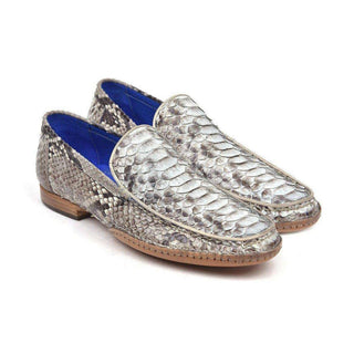 Paul Parkman Handmade Designer Shoes Men's Handmade Designer Shoes Opanka Stitched Moccasins (PM5514)