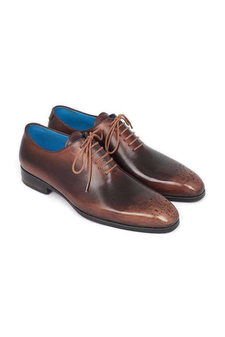 Paul Parkman KR254 Calf-Skin Leather Whole Cut Oxfords (PM6381)-AmbrogioShoes