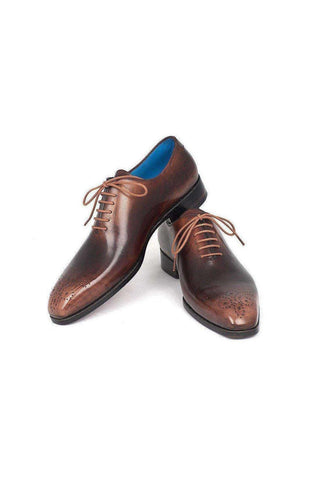 Paul Parkman KR254 Calf-Skin Leather Whole Cut Oxfords (PM6381)-AmbrogioShoes
