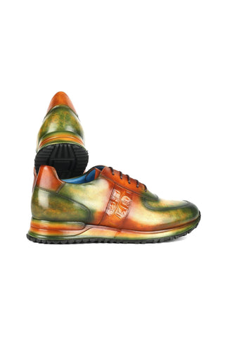 Paul Parkman LP207 Patina Leather Sneakers (PM6432)