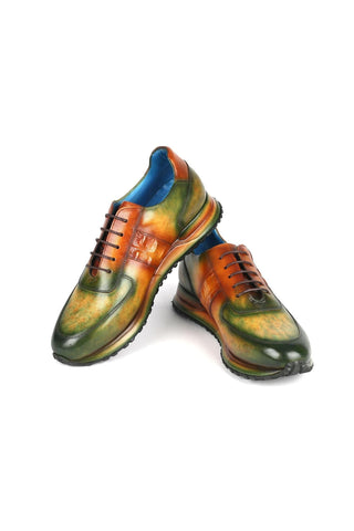 Paul Parkman LP207 Patina Leather Sneakers (PM6432)