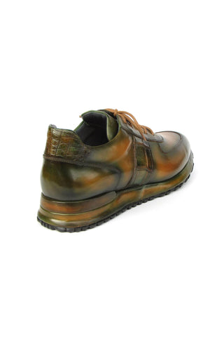 Paul Parkman LP208BRW Brown Calf-Skin Leather Sneakers (PM6373)-AmbrogioShoes